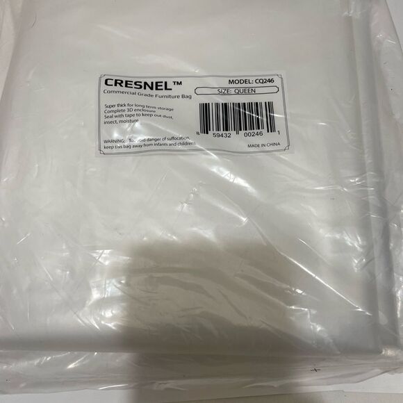 CRESNEL Mattress Bag for Moving & Long-Term Storage Queen Size CQ246 Xtra Thick. - Picture 1 of 5